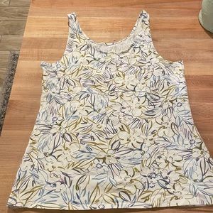 J. Jill Printed Perfect Tank Size Large